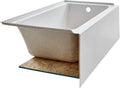 American Standard 2973102.020 Studio Integral Apron Bathtub Right Drain 60 in. x 30 in. in White