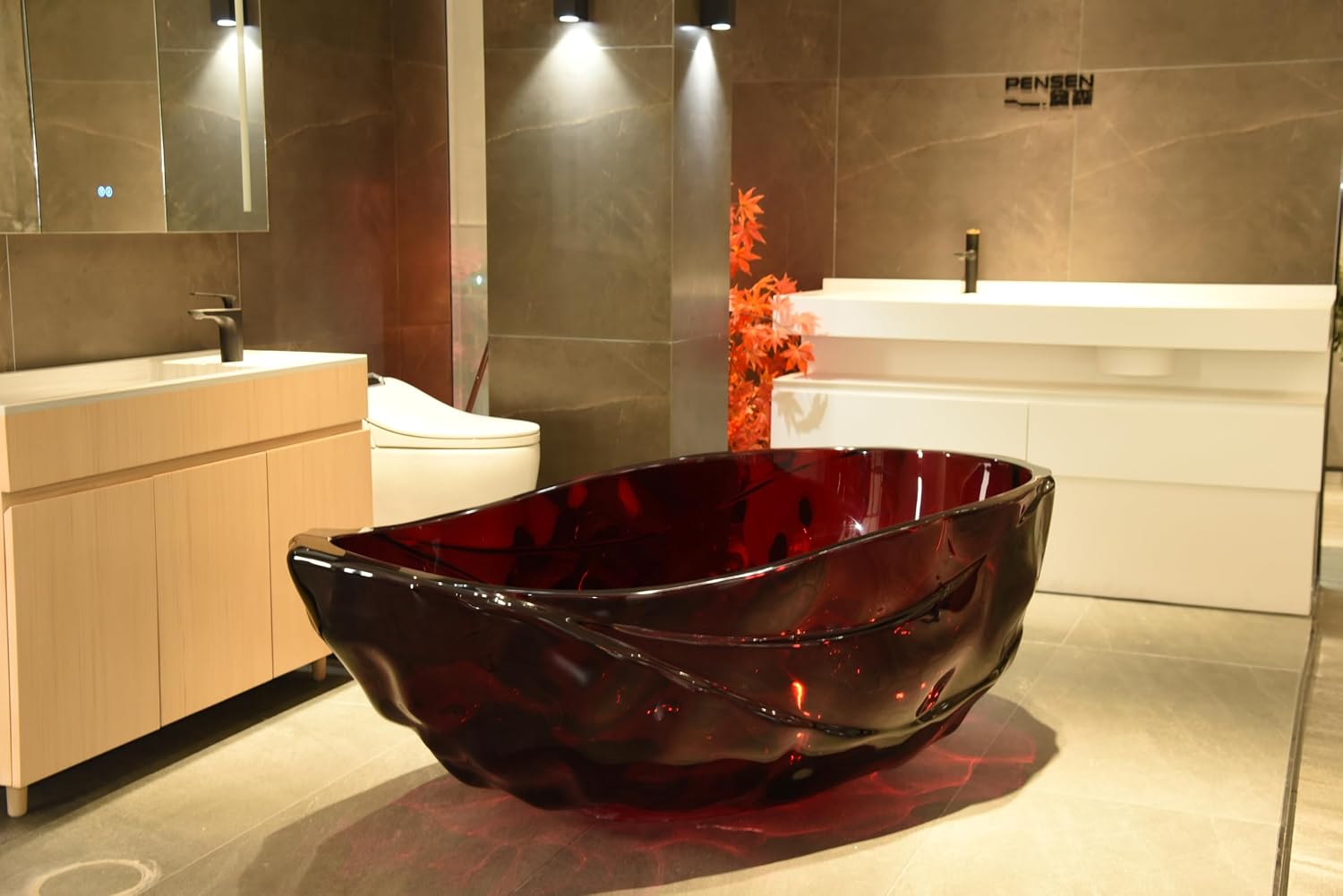67 inch Freestanding Solid Soaking Bathtub 25S52 17PS
