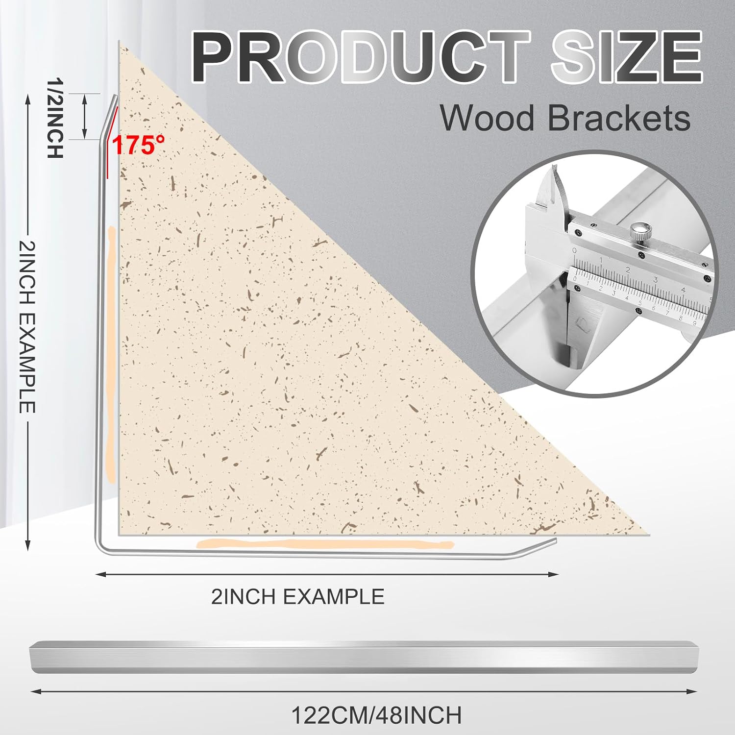 MorningRo 16 Pack Stainless Steel Wall Corner Guards 2x2x48 Inch Heavy Duty Rounded Wall Corner Protector Metal Edge Protectors with 90-degree Angle Smooth Folded Edge Design for Protection Decoration