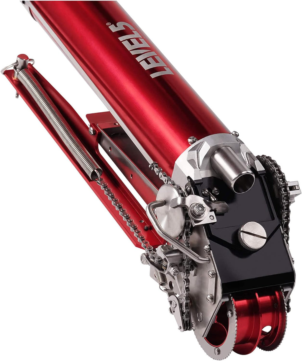 LEVEL5 Automatic Drywall Taper | Fast Taping of Flats & Butt Joints | Quick-Clean Head | Precision Machined Aluminum & Stainless | Sheetrock Gyprock Wallboard | 4-760