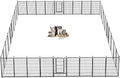 Dog Playpen 40 inch 36 Panels Indoor Outdoor Dog Pen for Large/Medium/Small Dogs Heavy Duty Metal Dog Fence Outdoor for Yard, Puppy Playpen with Door Portable Pet Fence for RV Camping Yard