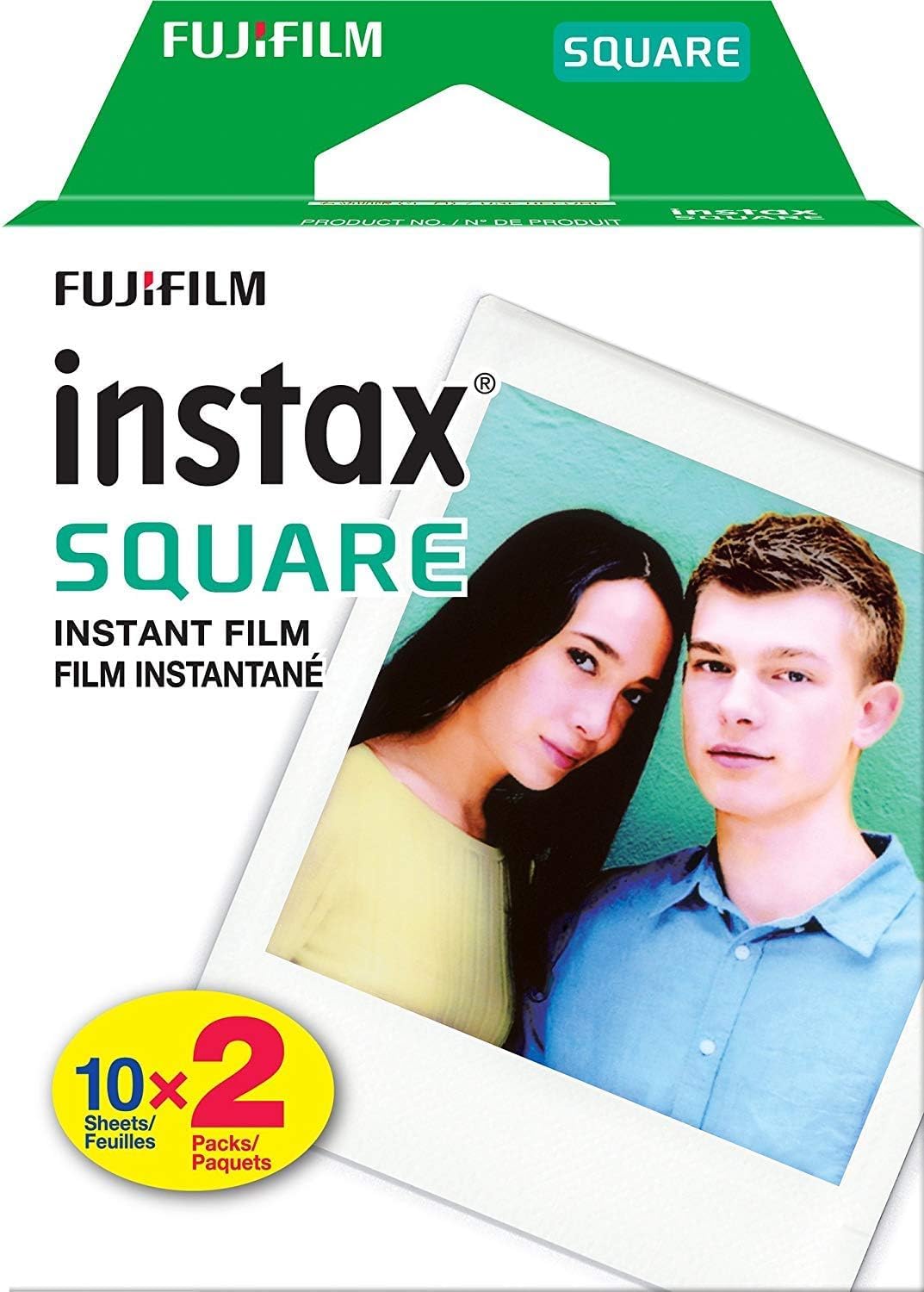 Fujifilm Instax Square Instant Film - 80 Exposures + Quality Photo Microfiber Cloth …