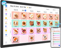 24' Digital Calendar Picture-Frame for-Wall-Planner - Interactive Display Electronic Calendar Picture Frame, Star Reward, Chore Chart, Sync Online iCloud Outlook Calendar, Wall Mount, Gift for Mom Dad