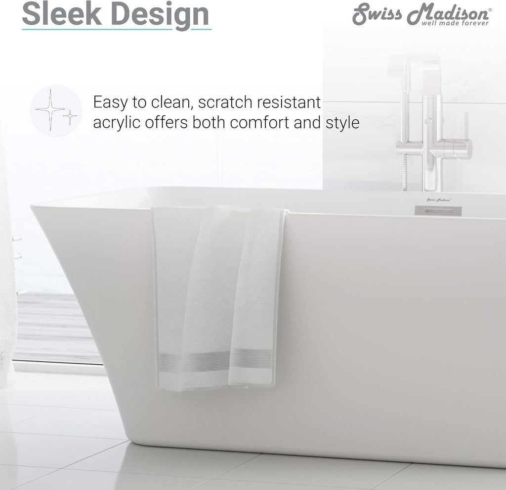 Swiss Madison SM-FB579 St Tropez 67' Rect. Bathtub