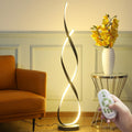 40W 4000LM 54.3 inches Black Floor Lamp for Living Room Bedroom with 3 Color Temperature Remote Control (Black)
