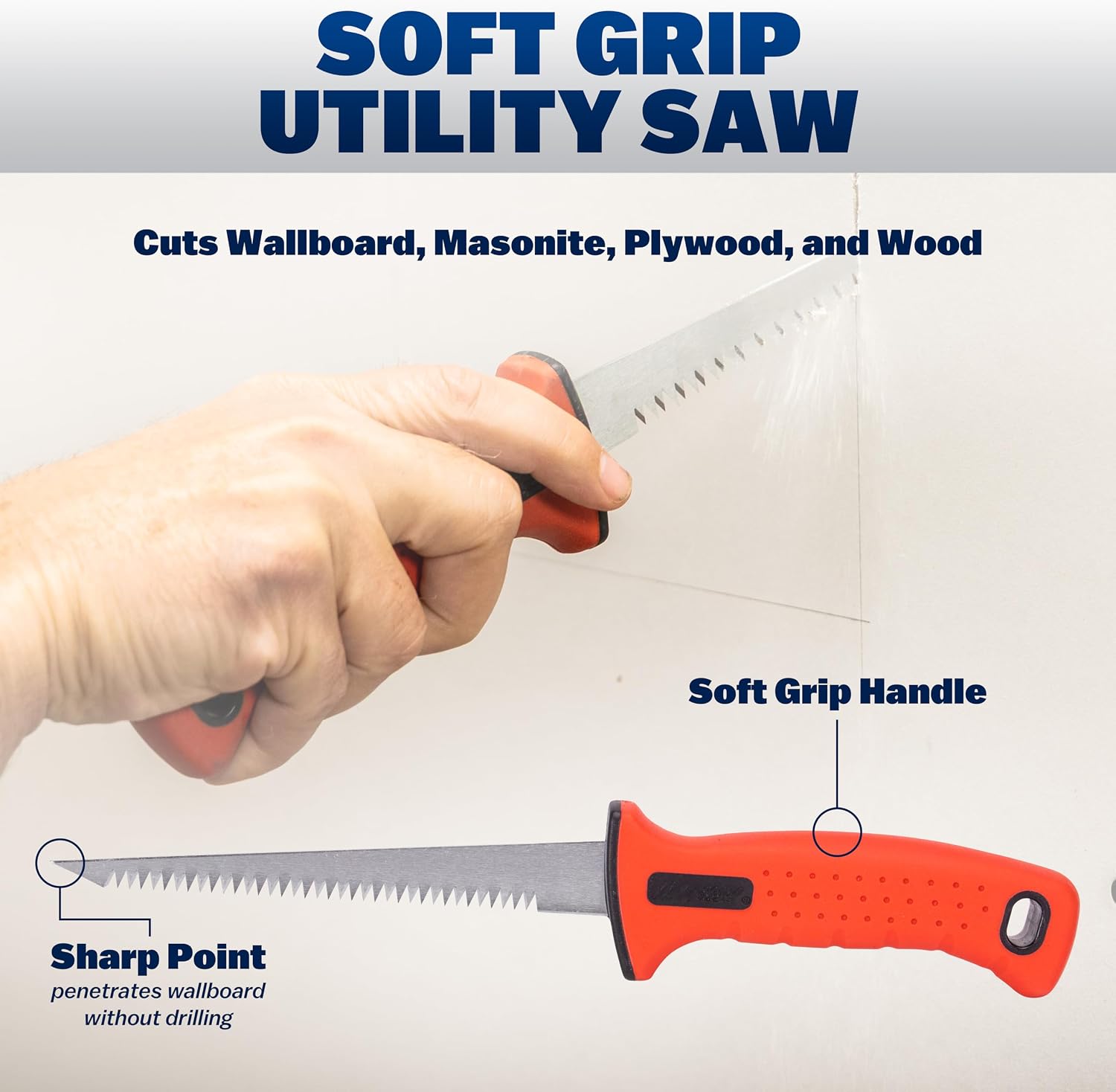 WAL-BOARD TOOLS Deluxe Drywall Finishing Tool Kit, Mud Pan, MultiTool, Taping Knife, Bucket Scoop, Saw, Mud Mixer, DTKFNSH2