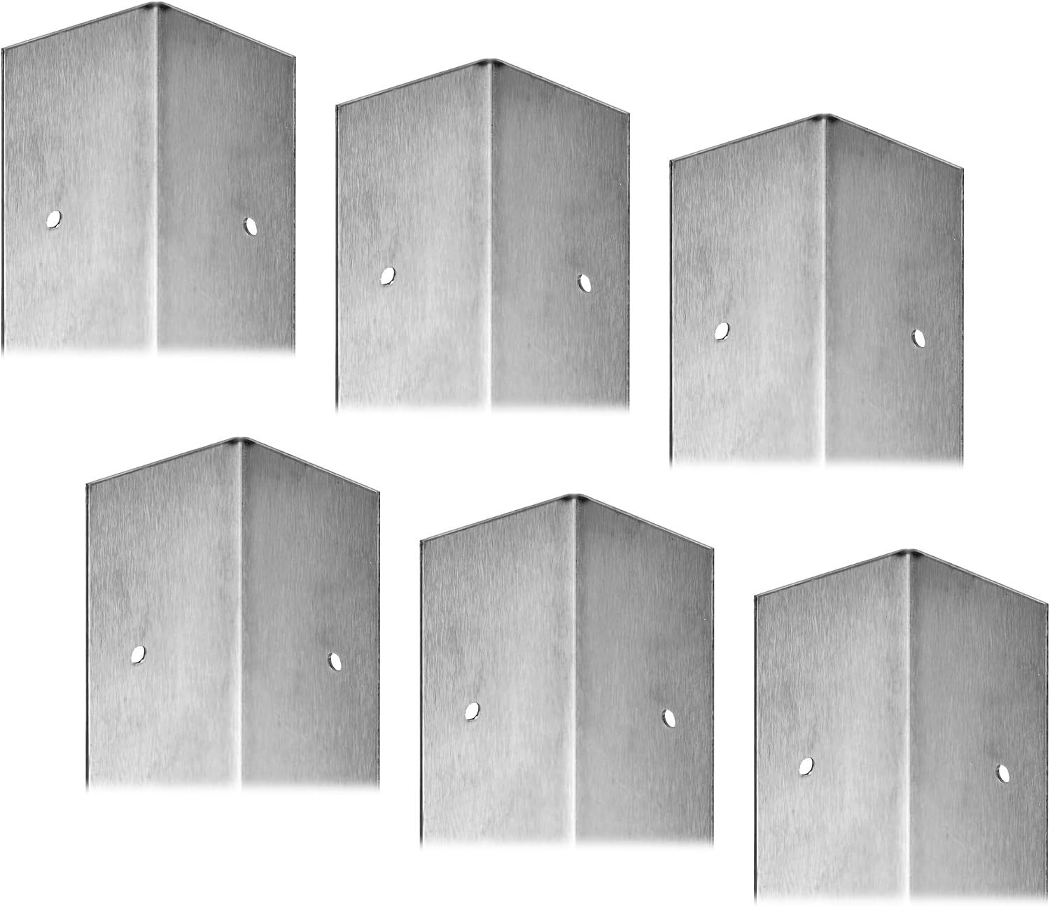 Prime-Line MP10857 Stainless Steel Corner Shield with Fasteners, 2 x 48 In. (6 Pack)
