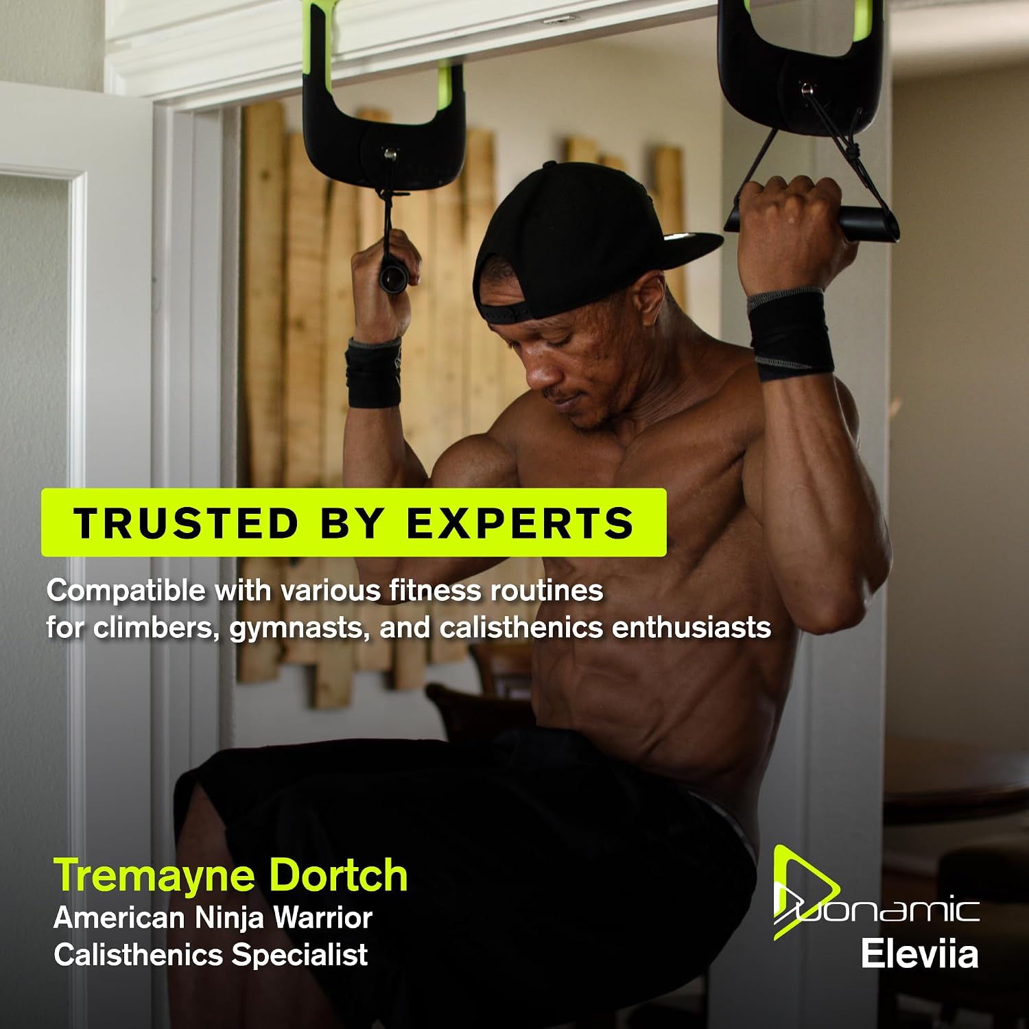 Duonamic Eleviia: Portable Doorway Pull-Up Bar – Lightweight, Travel-Ready, 250 lb Capacity