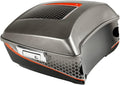 Black Honeycomb Fade CUSTOM CHROME 13.7' King Trunk W/Latch Key Fit For Harley Trunk Touring CVO Road King Road Glide Street Glide Electra Glide Ultra Limited 2014-2025