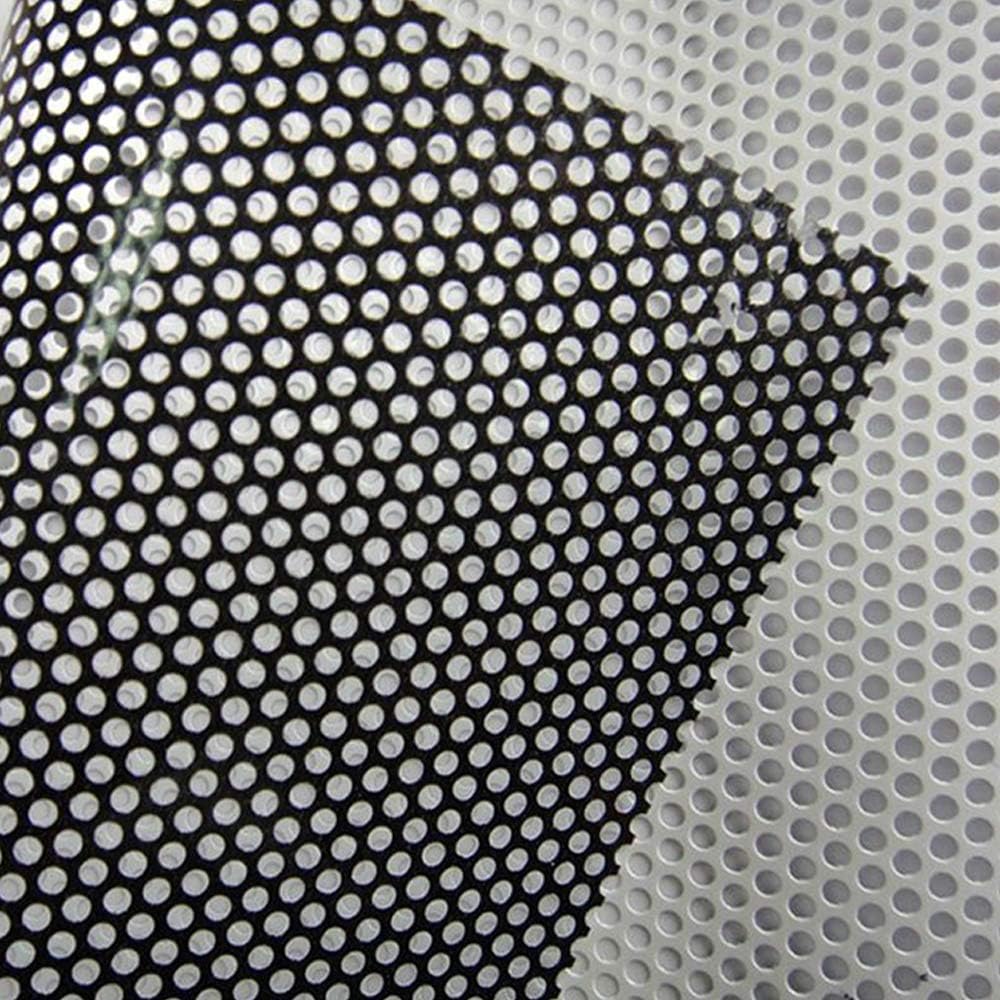 Perforated One Way Vision Vinyl Window Film，Printable Self-Adhesive Window Film (42' x100ft) for UV Printers/Latex Printers