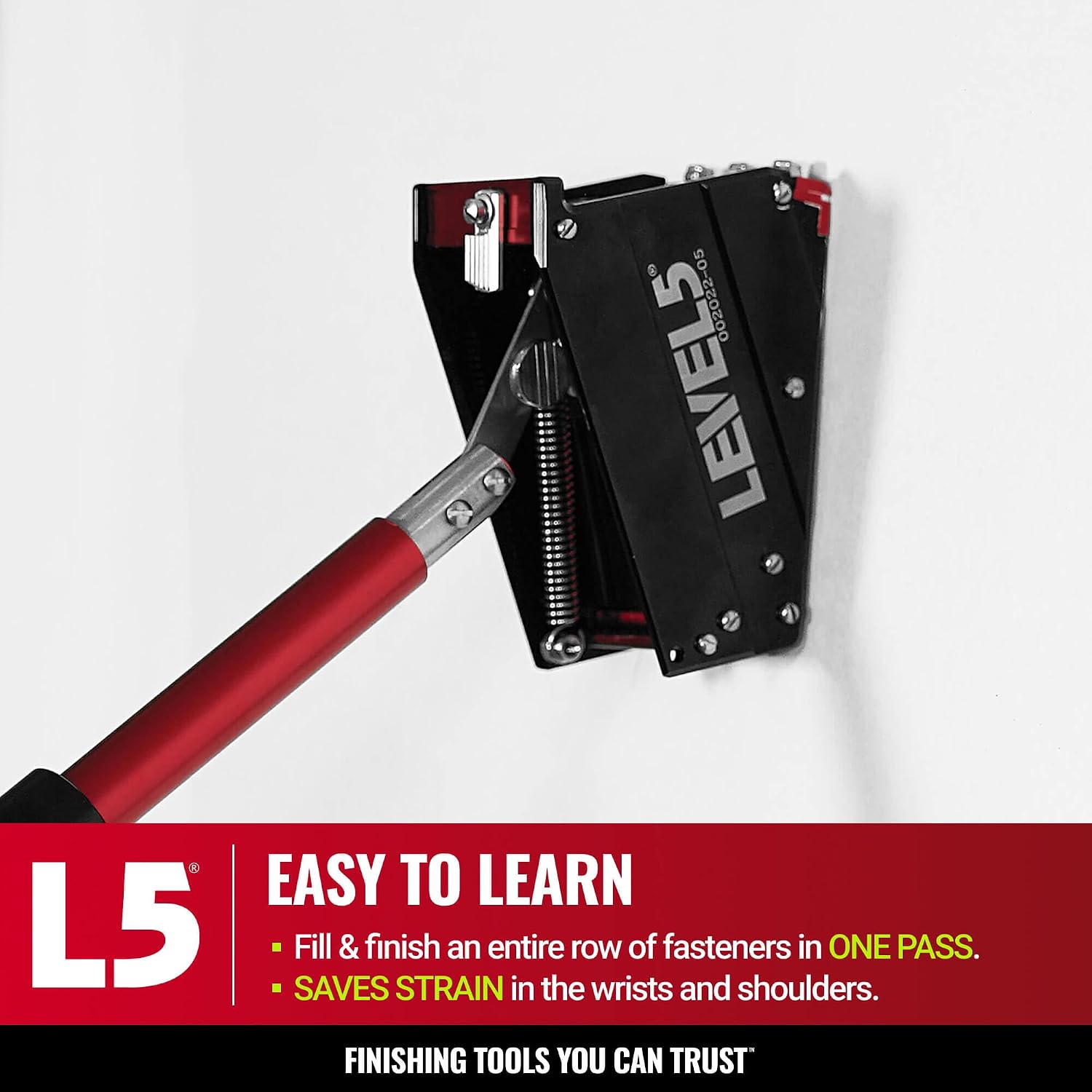 3-Inch Drywall Nail Spotter - LEVEL5 | Pro-Grade | Finishing Gyprock Plasterboard Sheetrock | 4-755