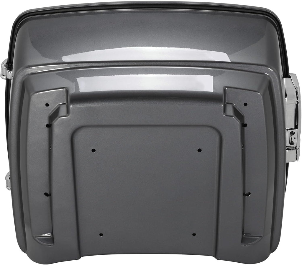 TCMT King Motorcycle Trunk Fit for Harley Touring 2014-2025 CVO Road King Road Glide Street Glide Electra Glide Ultra Limited Pack Gauntlet Gray Metallic