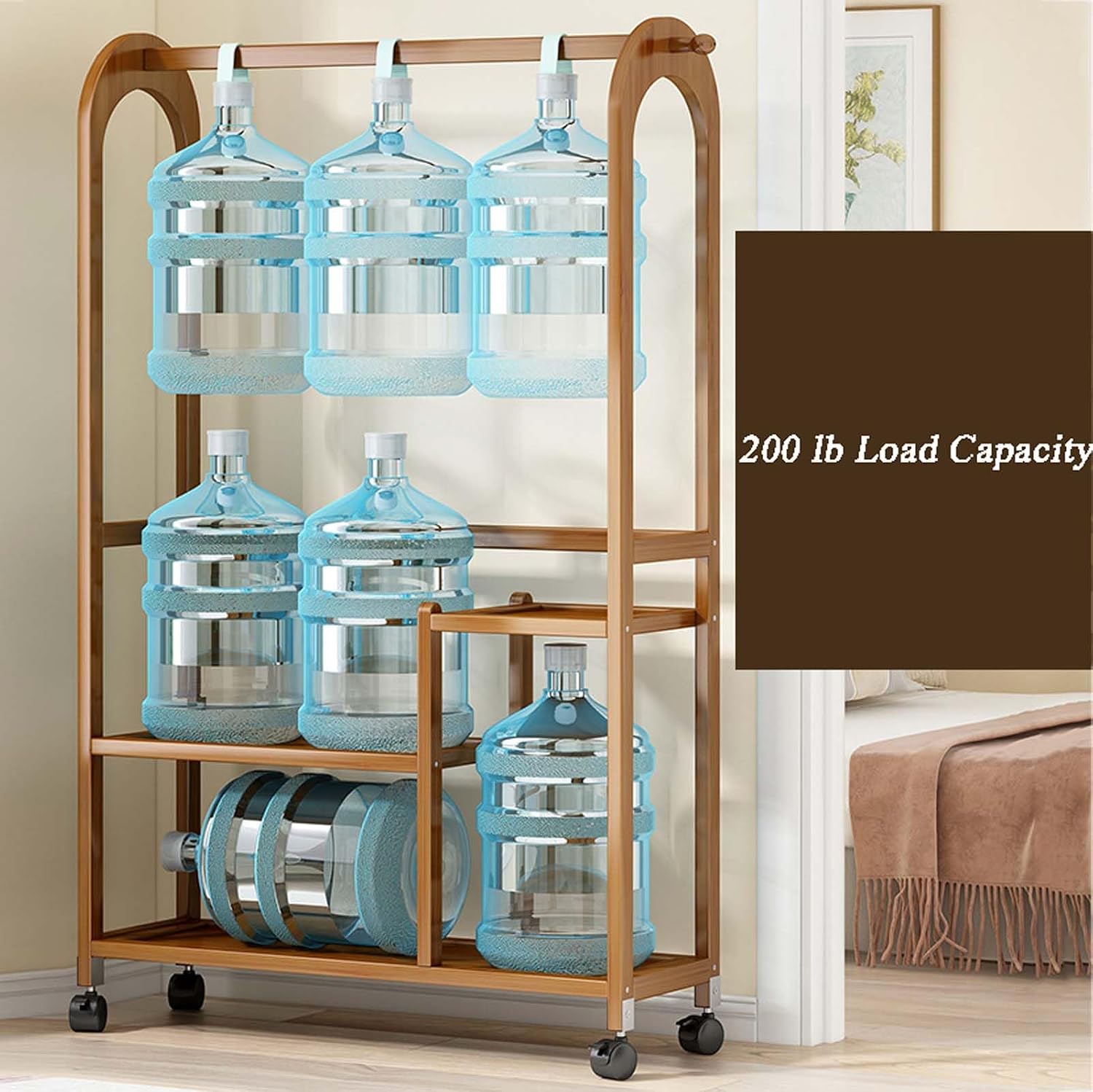 YSUEFIJO Strong Garment Racks with Wheels, Heavy Duty Rolling Clothes-Rack, Garment Rack for Hanging Clothes, Space Saving Clothing Rack, Minimalism Wardrobe Closet Organizer for Indoor