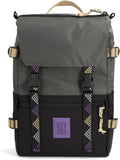 Topo Designs Rover Pack Classic Backpack - Daily Bag for Commutes, Day Trips, Hikes, Iconic Denver Design, PFAS-Free, Fair Trade (Asphalt/Black)