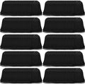 Grneric 200Pcs Drawstring Backpack Bulk Cinch Sackpack Drawstring Bags Nylon for Gym Party Trip(Black)