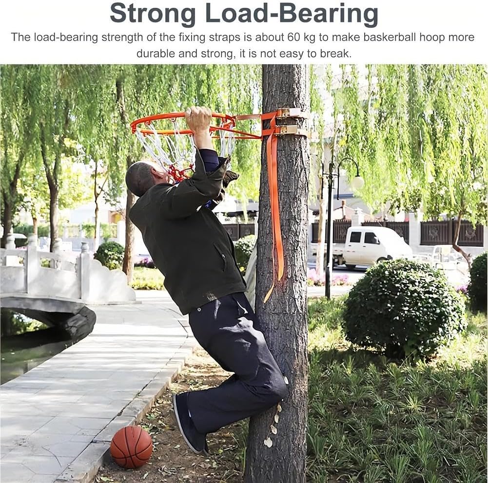Portable Basketball Hoop, Wall Mounted Frame, Easy Installation for Indoor and Outdoor Use