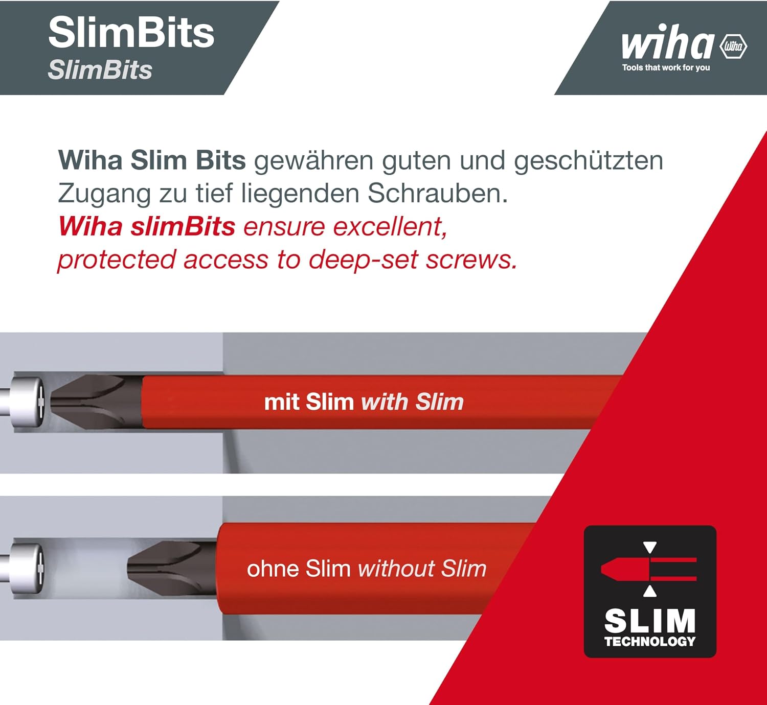 Wiha VDE 6 Bits Magazine Lift Up Screwdriver