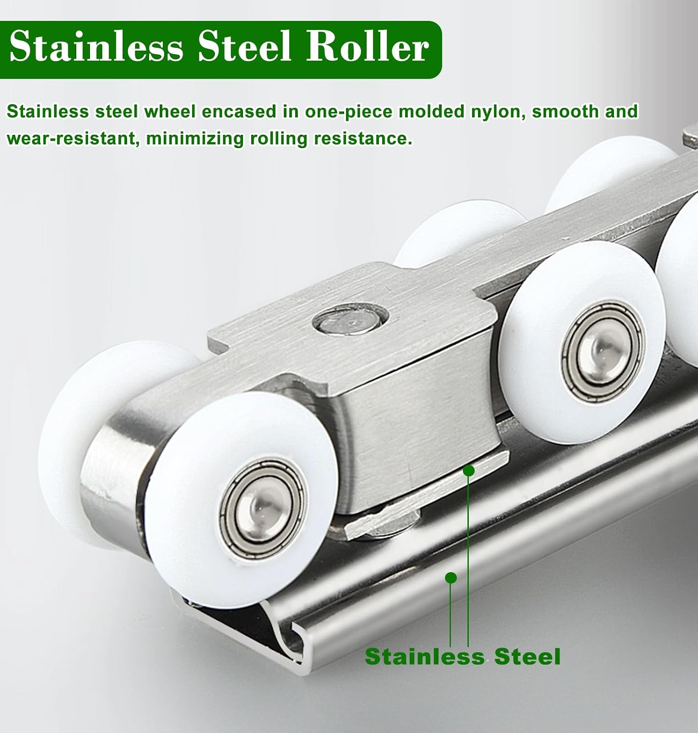 Sliding Pocket Door Hardware Track Kit, 3 4 5 6 7 8 9 ft Customizable Closet Door Rail Top Mount, Home Commercial Aluminum Box Barn Door System(Silver,3.6m(11.8ft))