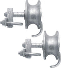 Jake Sales Chain Link Rolling GATE Track Wheel Roller: to 2' Gate Frame & 1-5/8' Track Pipe Qty. 2