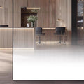 Gradient Window Film One Way Gradient Dot Patterns Privacy Film, 72 in Tall Frosted Window Gradual Clings, Non-Adhesive Glass Sticker for Hotel Office Shower Door(W 260in/660cm)