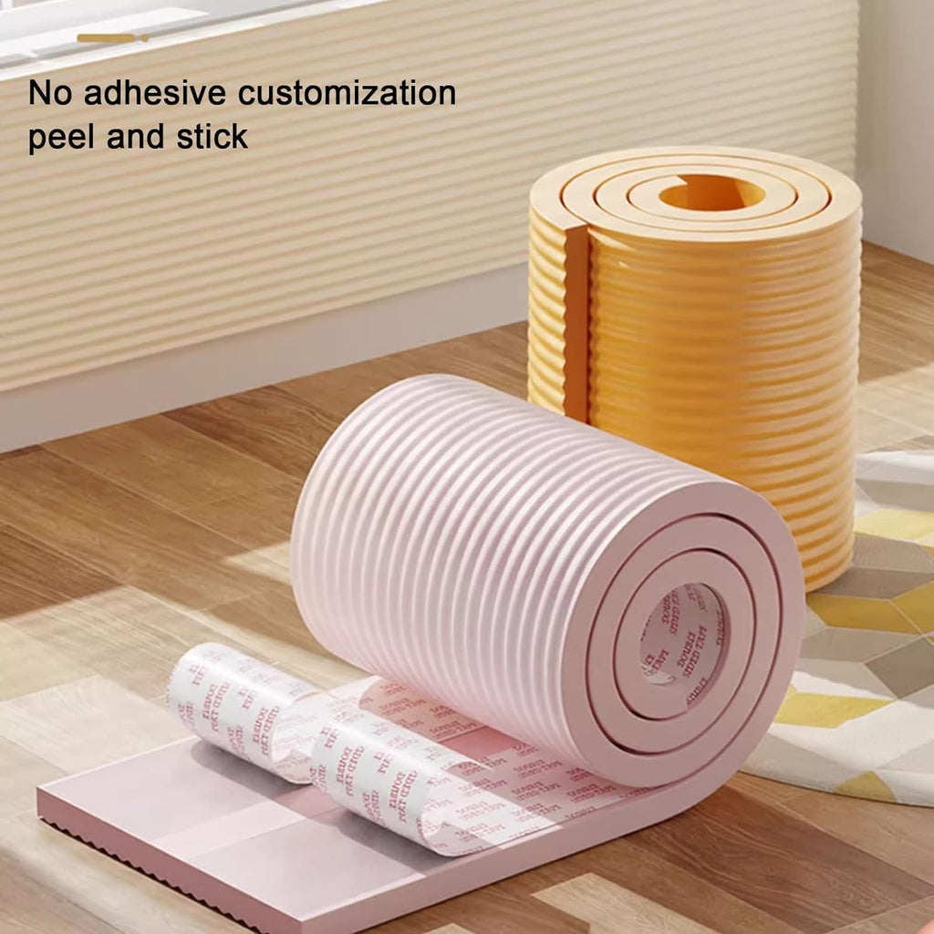 Garage Wall Protector，Self Adhesive Foam Sheets，Car Parking ProtectorSponges Edge Protector,Wall Corner Guard For Parking Garages, Anti-Collision Sponge Edging Warehouse Edge Protectors, 1cm Thick Cor