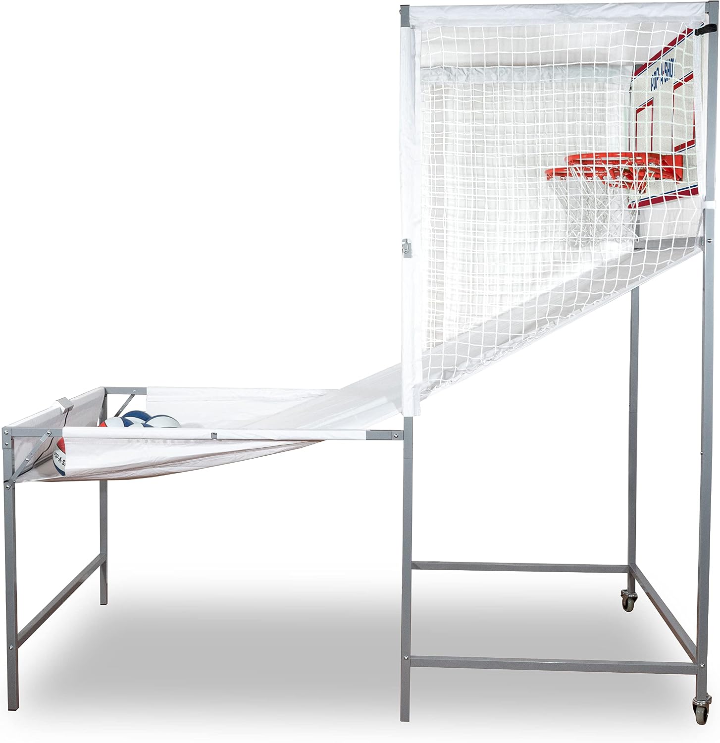 Pop-A-Shot - Pro Dual Shot | Commercial Grade Arcade Basketball at Home | Infrared Sensor Scoring | 16 Game Modes | 7 Balls | Foldable Storage