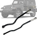 BST BSSP Rear+Front Adjustable Forged Track Bar for 0-6' Lift Compatible with 2007-2018 Jeep Wrangler JK 2.5' 3' 4' 5' 6' Custom Suspension Body Panhard Bar Kit
