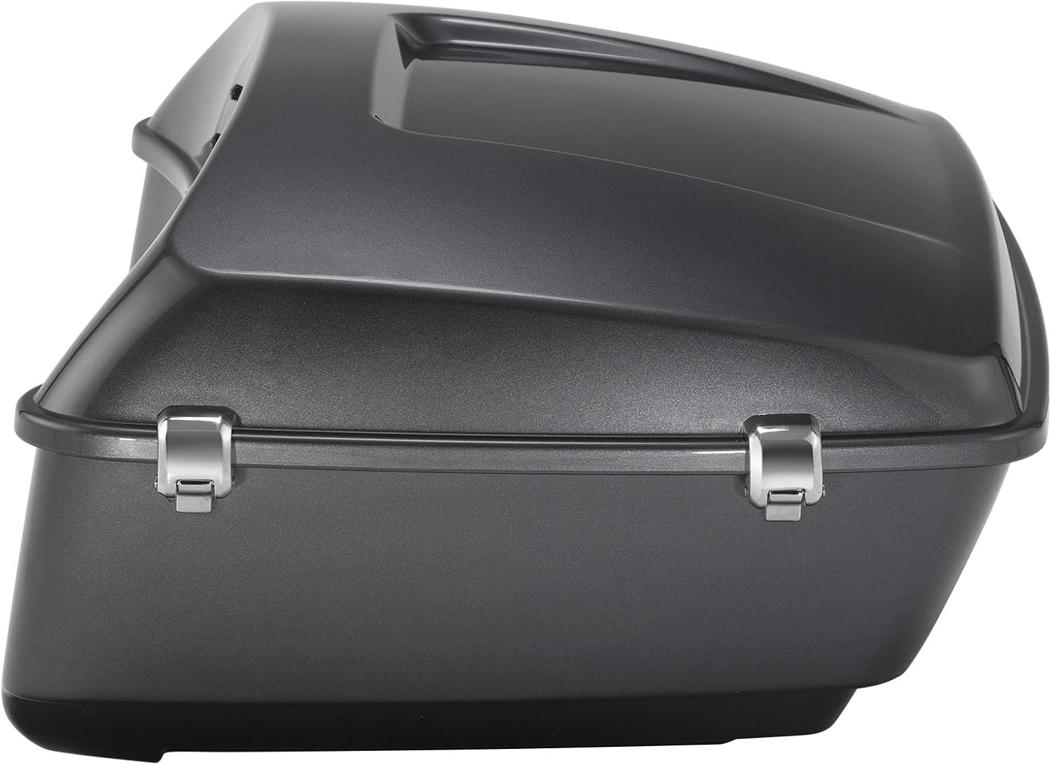 TCMT King Motorcycle Trunk Fit for Harley Touring 2014-2025 CVO Road King Road Glide Street Glide Electra Glide Ultra Limited Pack Gauntlet Gray Metallic