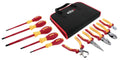 Wiha 32891 Insulated Pliers and Screwdriver Set, 1000 Volt, 10 Piece