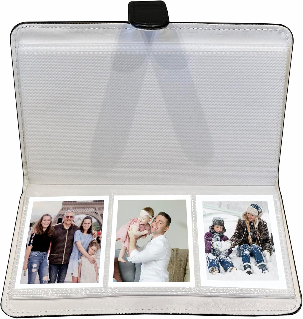 FUJIFILM Instax Mini Instant Film Bundle for Mini EVO, Mini 12, Mini 11, Mini Liplay and Mini 41 Cameras, Includes: Instant Mini Film and 108 Pocket Mini Instax Photo Album, Black (100 Exposures)