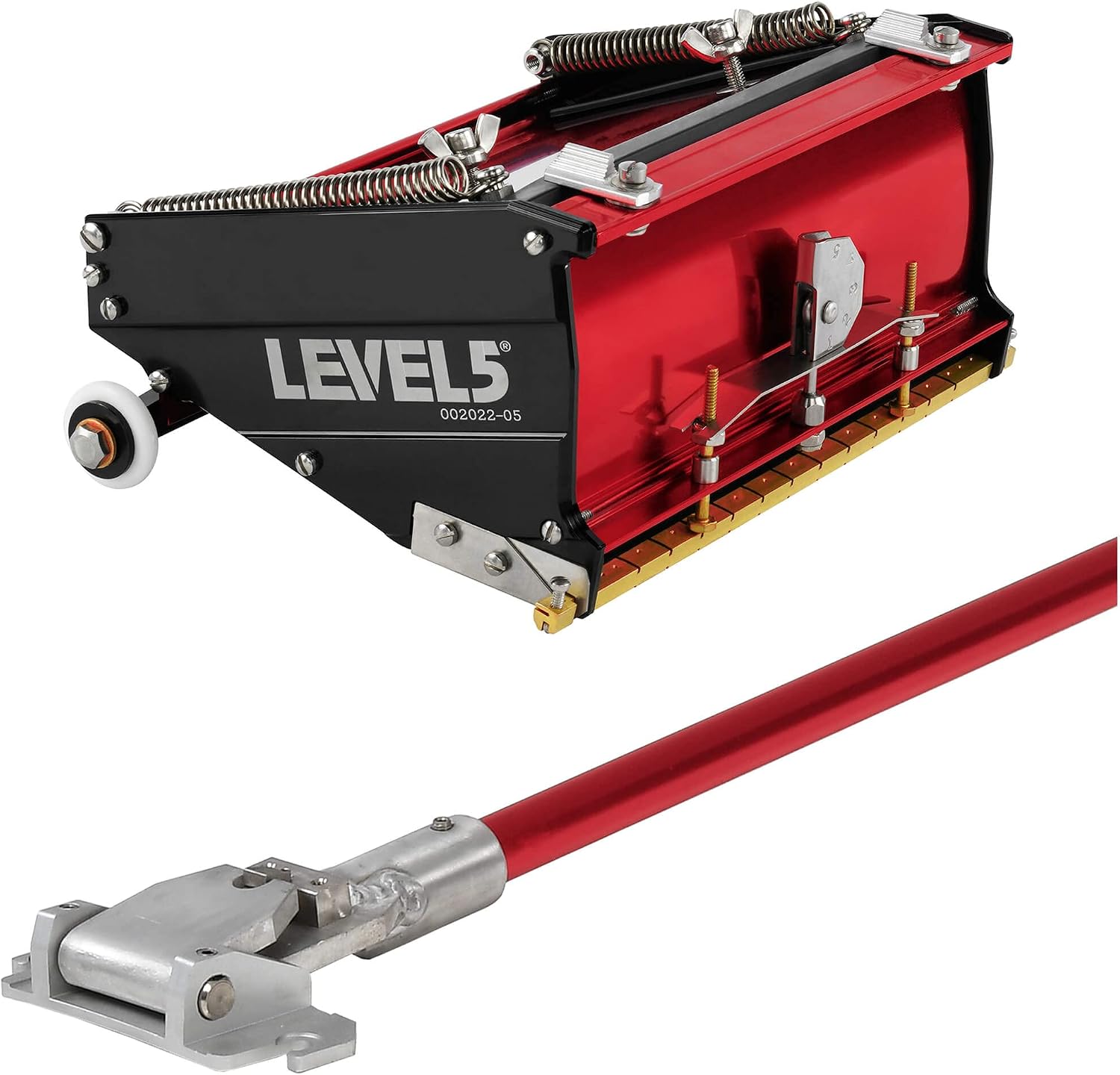 7-Inch Drywall Flat Finishing Box + Handle - LEVEL5 | Pro-Grade | Quick Clean | Gyprock Plasterboard Wallboard Sheetrock Mud | 4-564