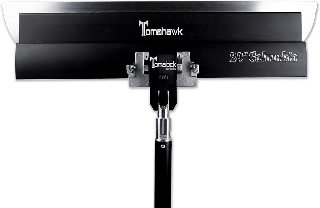 Columbia Tomahawk 24' Aluminum Smoothing Blade - Heavy-duty Wipe Down and Finishing Knife, Plastic Handle