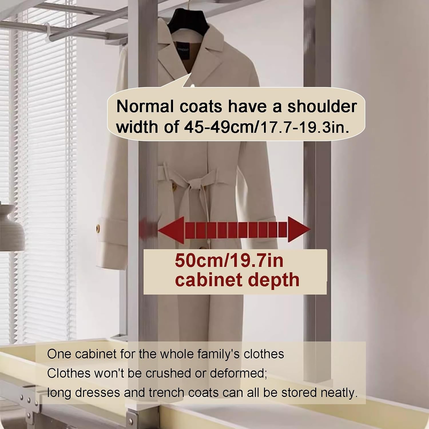 Portable Wardrobe Closet, 67.7 in Heavy Duty Metal Clothing Rack with Cover, Foldable Clothes Rack for Hanging Clothes, Garment Racks Organizer(80cm/31.5in)