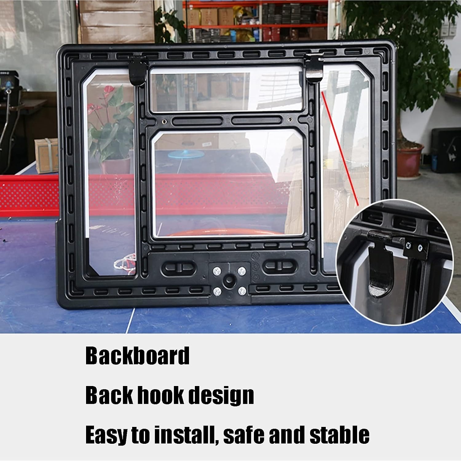 Mini Basketball Hoop, Hole-Free Wall-Mounted Basketball Hoop, Children's Home Basketball Hoop for Dunking