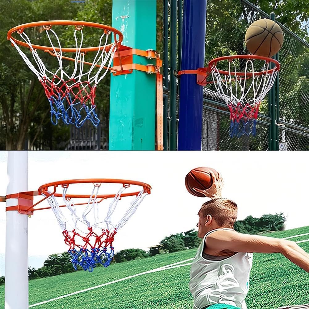 Portable Basketball Hoop, Wall Mounted Frame, Easy Installation for Indoor and Outdoor Use