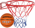 Basketball Rim Wall-Mounted Basketball Hoop for Children, Mini Steel Basketball Board for Children and Adolescents, Diameter 45cm