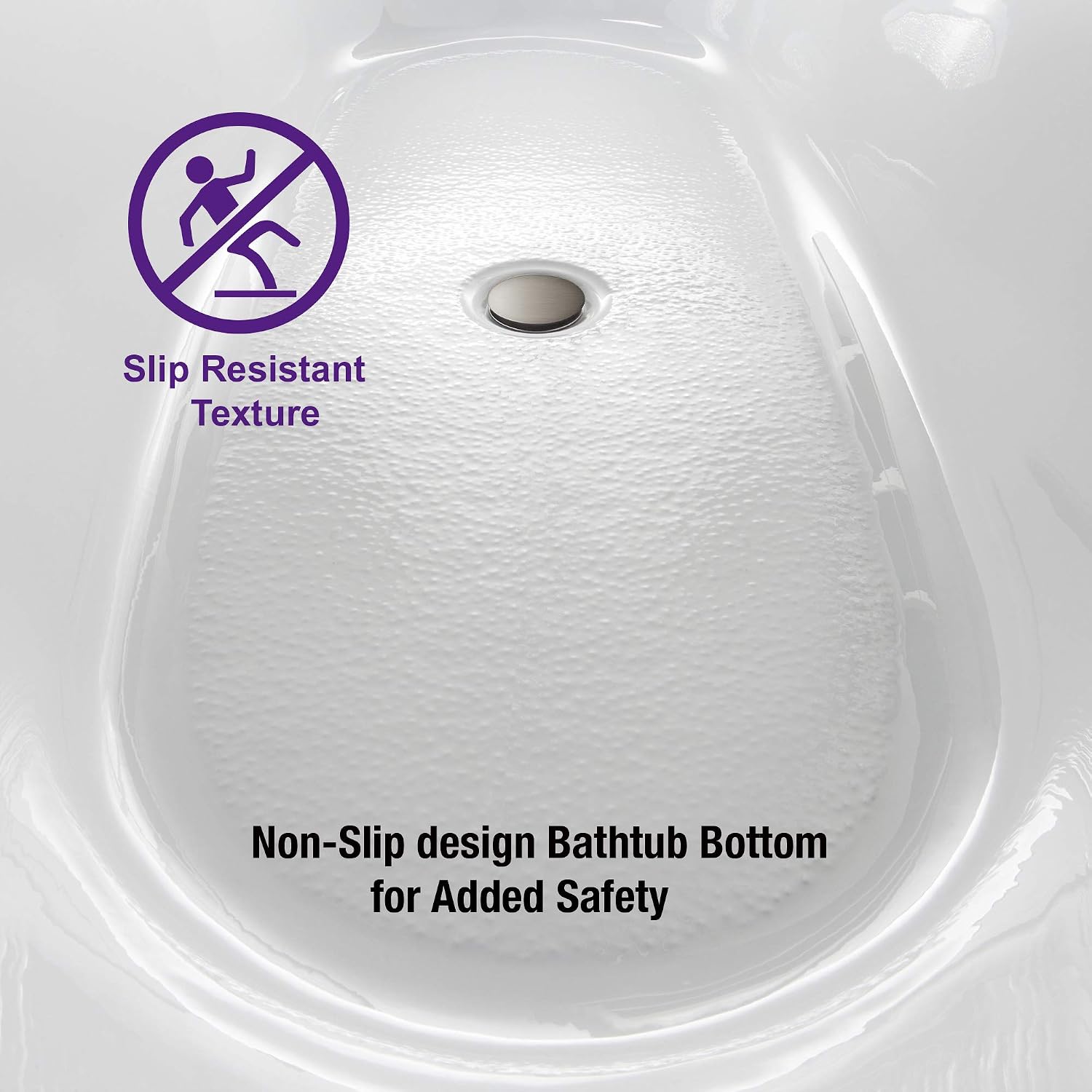 Woodbridge 67' Acrylic Bathtub Soaking Tub Brushed Nickel Freestanding F0001, BTA1508 +F000, B-0001 WITH Faucet II, Model: B-0001 /BTA1508 + F0001