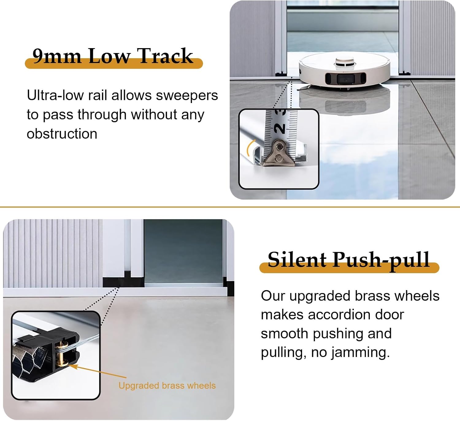 Accordion Door Non-Woven Folding Door with Red Wood Grain Metal Frame, Interior Retractable Gate Foldable Sliding Doors, Room Divider/Closet Multifold Door(22x39in(56x99cm))