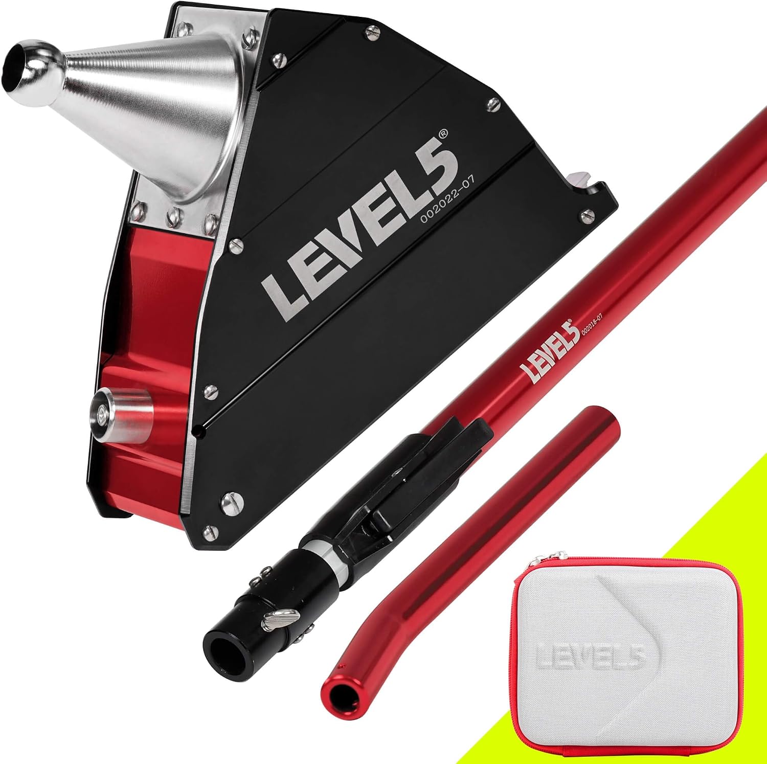 7-Inch Corner Applicator Box + Extendable Handle - LEVEL5 | Pro-Grade | Drywall Gyprock Plasterboard Sheetrock | 4-508