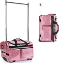 Fanwoli 23' Dance Bag with Garment Rack | Glittering Waterproof Fabric & Upgraded Stable System | Shine-Bright Collection | Ideal Competition Duffle Bag for Dancer Athlete Cheerleader Little Princess