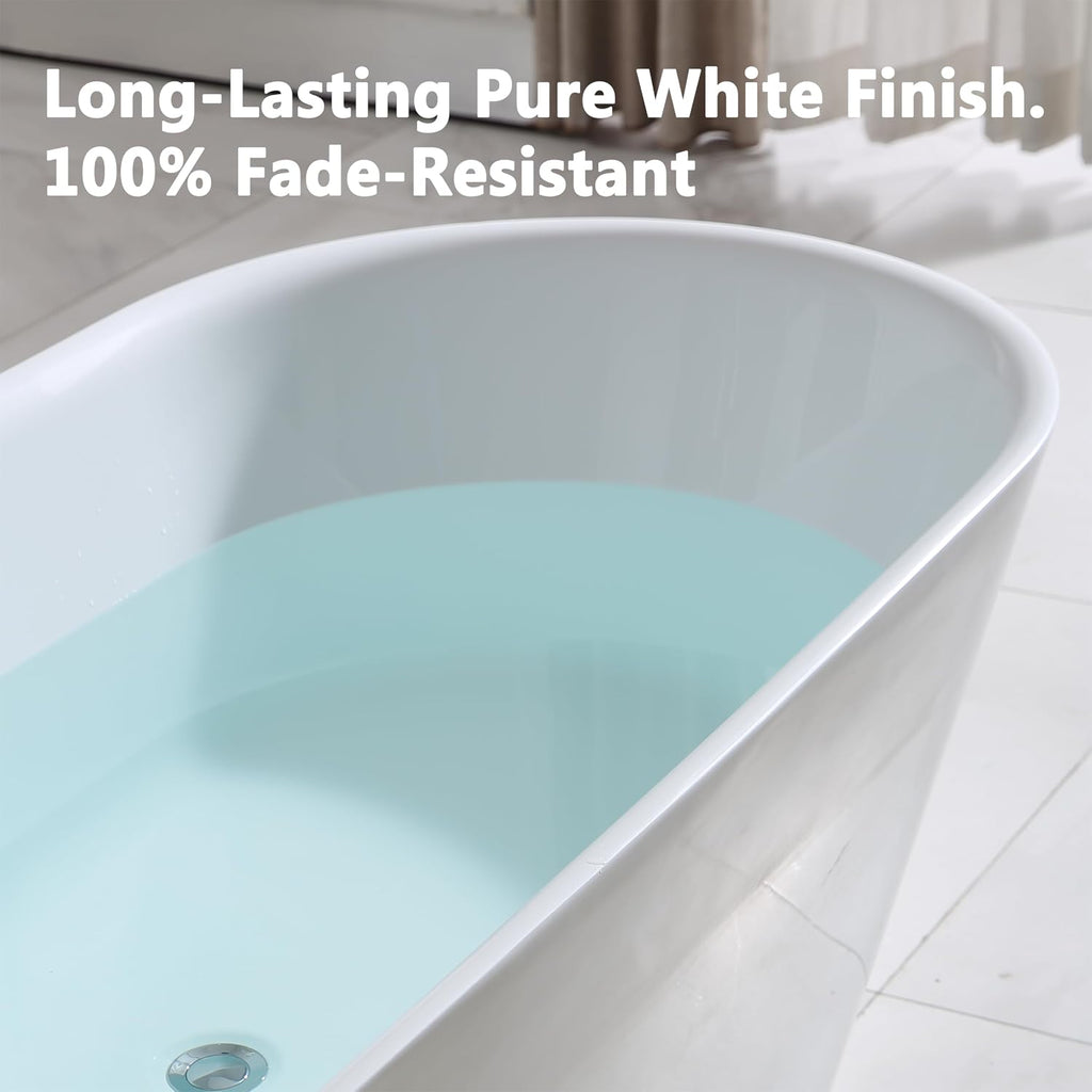 Replacement Freestanding Bathtub for BATHLET, 67'' x 29.5'' Freestanding Soaking Acrylic Bathtub