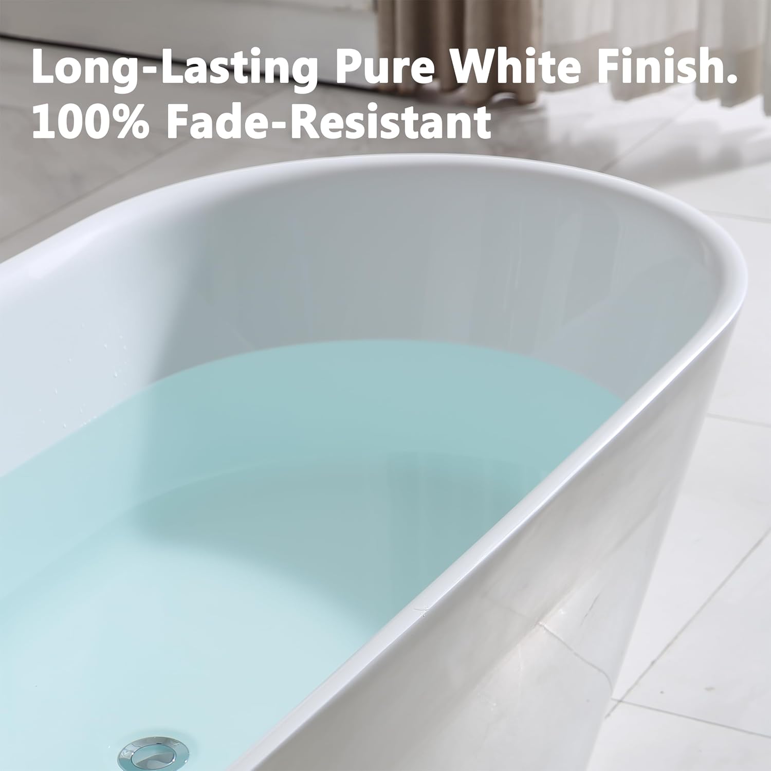Replacement Freestanding Bathtub for BATHLET, 67'' x 29.5'' Freestanding Soaking Acrylic Bathtub