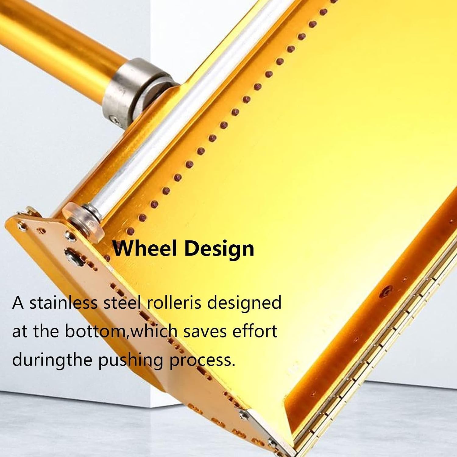 Drywall Taping Tools 9' Flat Finish Box Set+40''-63.8'' Extendable Handle 120° Aluminum Alloy Professional Drywall Flat Box