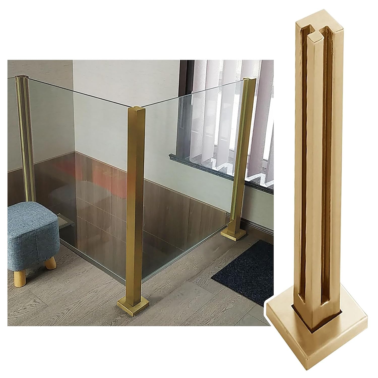 Balustrade Posts Gold Corner Post