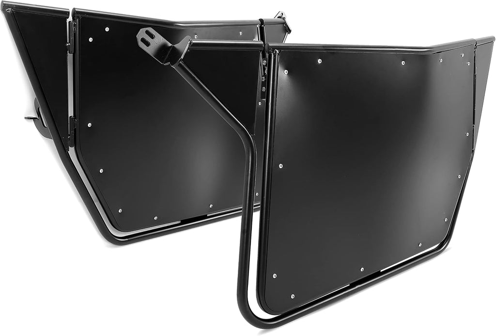KUAFU Black Metal Doors Compatible with 2008-2014 Polaris RZR 800/ S 800/ XP 900 2012-2021 570 2 Door Models Steel Aluminum