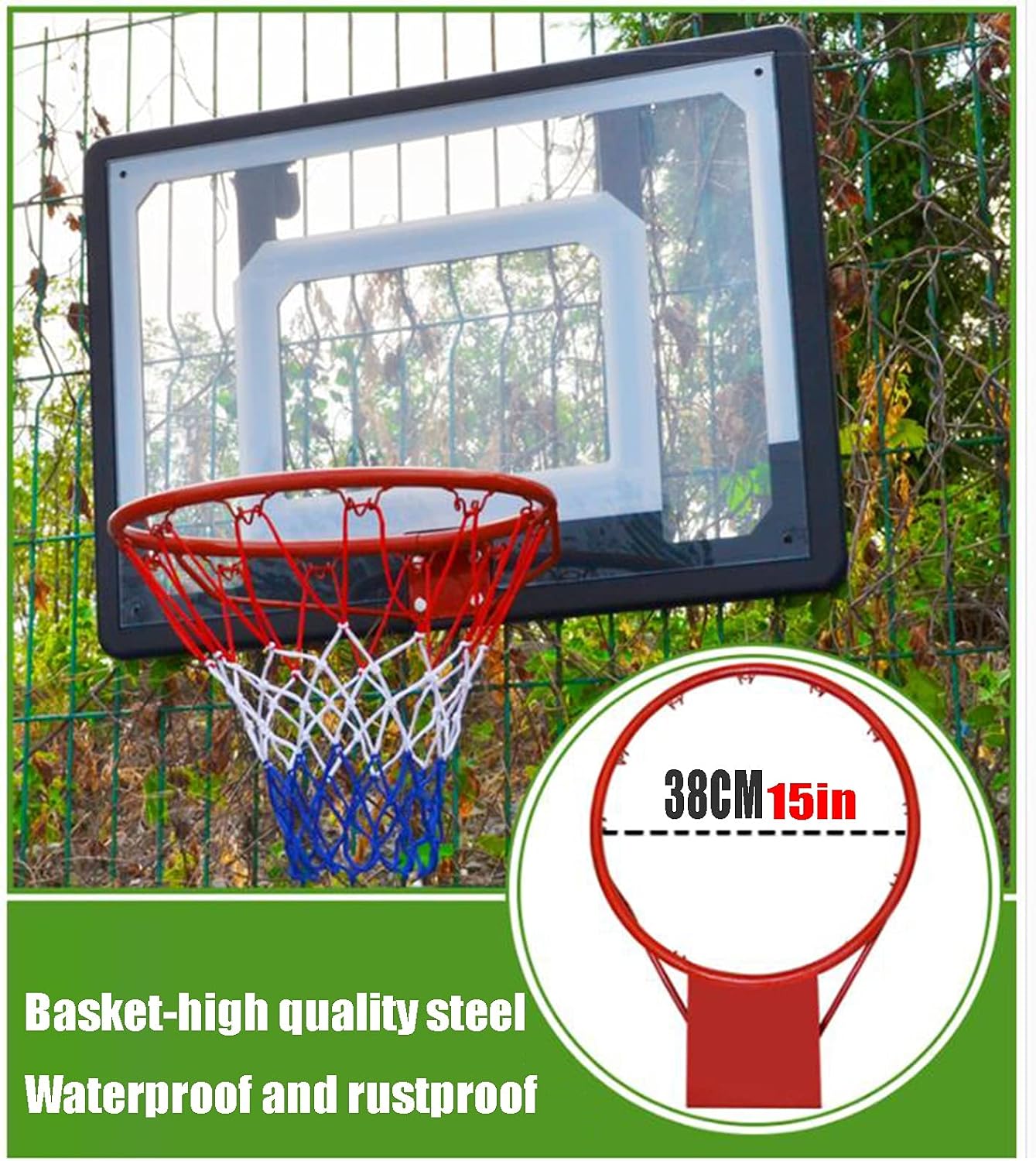 Mini Basketball Hoop, Indoor Door Wall-Mounted Basketball Hoop, Adult Children's Home Office Bedroom Backboard