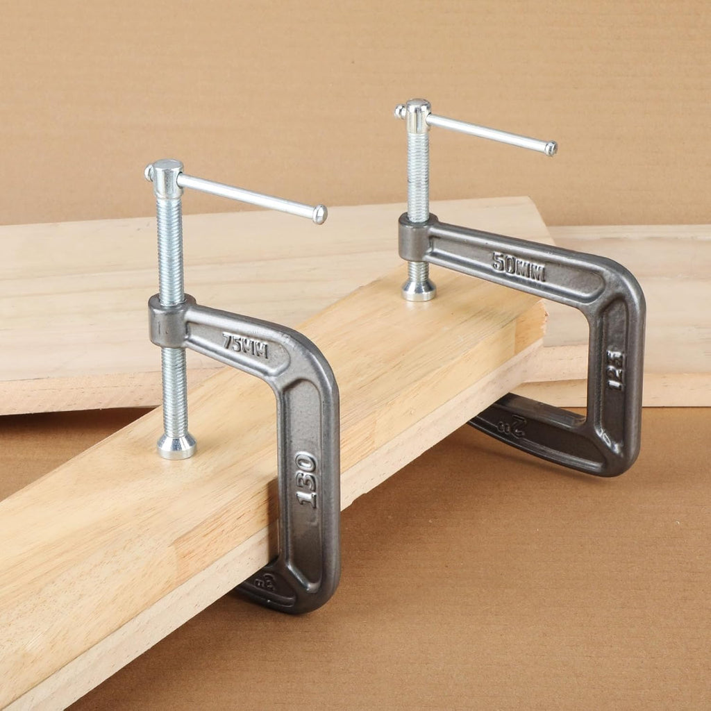 Olympia Tools Heavy Duty Cast Iron C-Clamps with 3-Inch Jaw Opening and 2-Inch Throat, 36 Pack