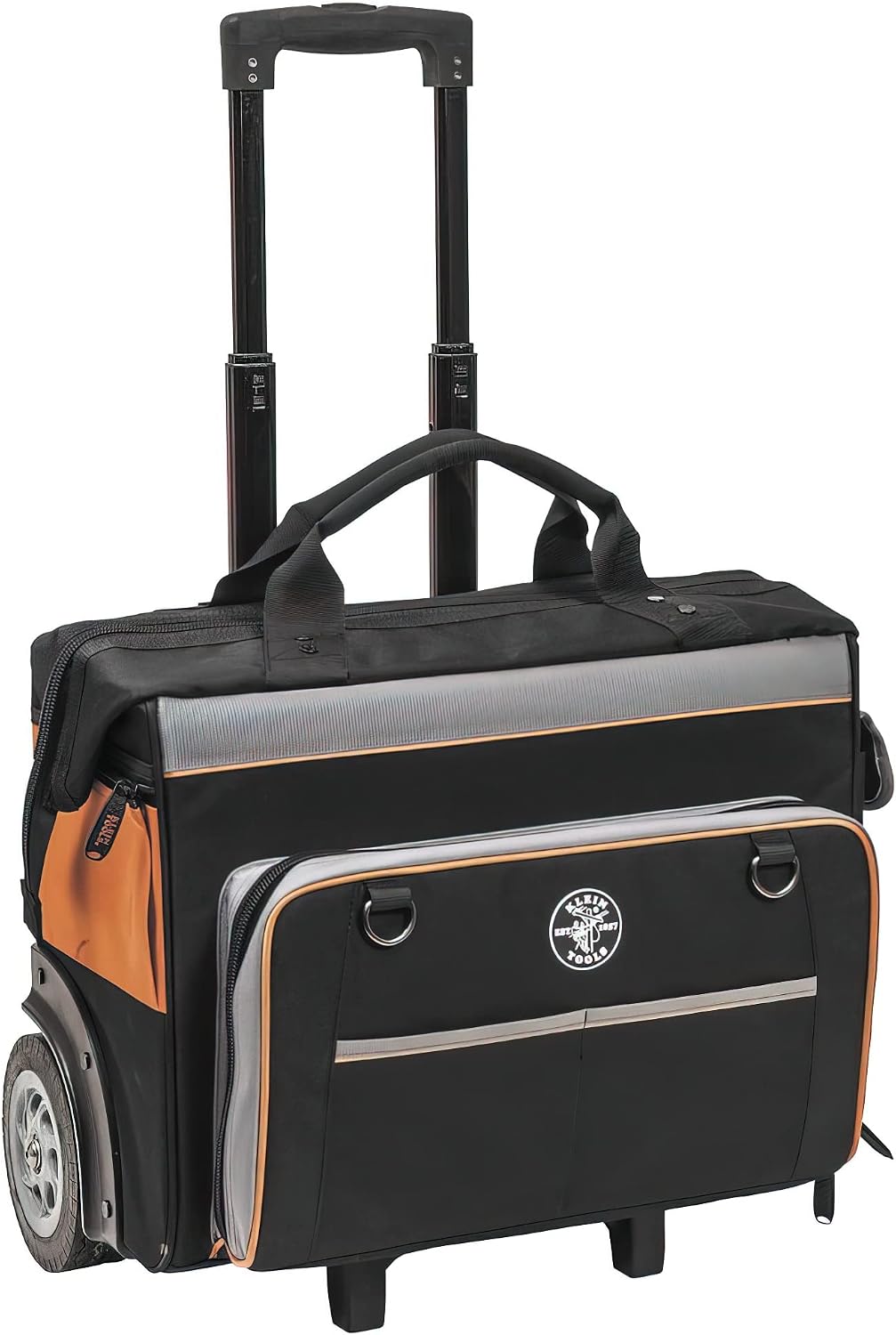 Klein Tools Tool Storage Bundle with Rolling Tool Bag, Multi-Bit Screwdriver/Nut Driver and Accessories