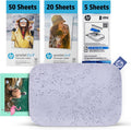 HP Sprocket 2x3 Instant Smartphone Photo Printer 75 Sheets Bundle - Bluetooth Portable Color Wireless Mobile Printer (Purple) Zink Sticky-Back Photos