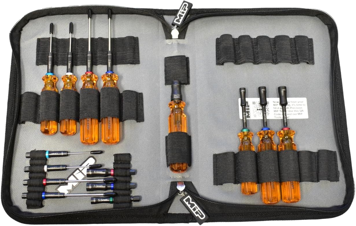 MIP Metric Tool Set Kit With Pouch For Traxxas, Arrma, Losi, Axial, Redcat RC Cars 5230 MADE IN USA